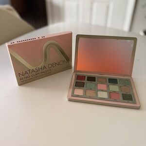 Natasha Denona Retro Glam Palette - Pink, Green, Brown Shades